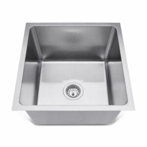 this is the MAS HF6WF extra large laundry and kitchen sink is stainless steel