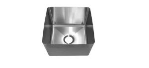 Hand fabricated stainless sink 55.5L.