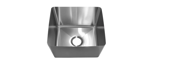 Hand fabricated stainless sink 50L.