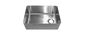 Hand fabricated stainless sink 55L.