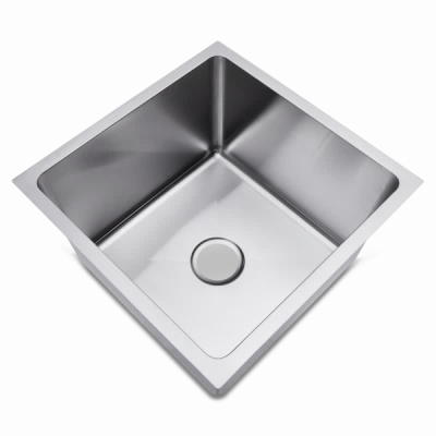 Laundry sink drop-in stainless steel 450x450x300mm