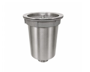 127mm outlet commercial sink waste in stainless steel