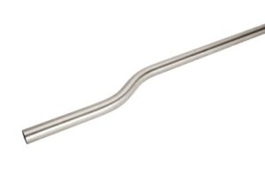 side view of a urinal flush pipe stainless steel