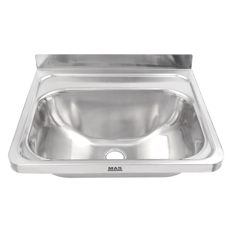 Stainless steel wall mounted hand basin 13 litres