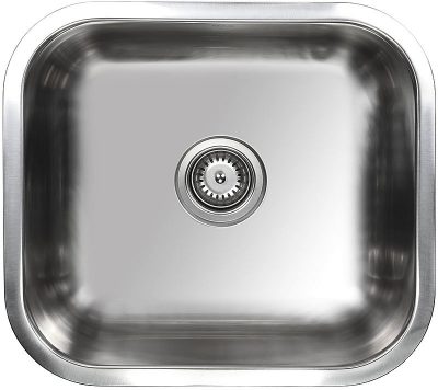 Stainless pressed sink bowl 450x400mm.