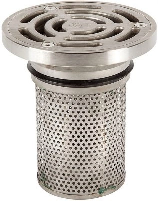 150mm round floor waste arrestor drain grate.