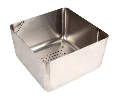 Ice well portable basket stainless steel large.