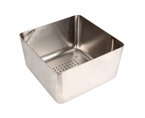 Ice well portable basket stainless small.