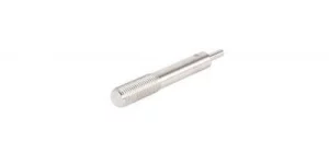 Stainless steel pin foot.