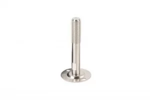 50mm stainless steel disc foot.