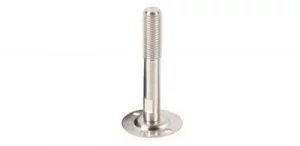 50mm stainless steel disc foot.