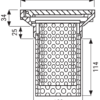 150mm Square Floor Waste Arrestor
