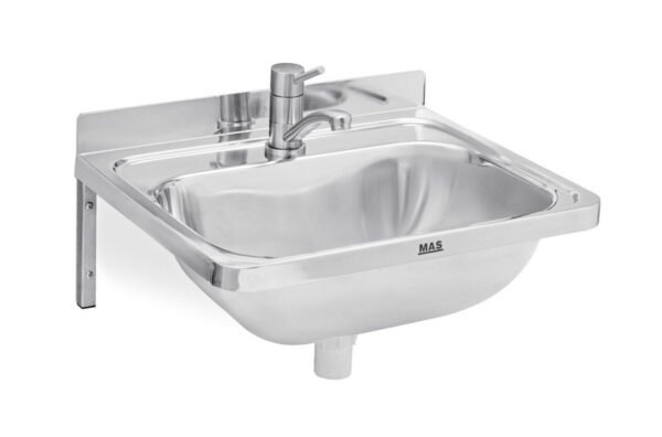 HB1 stainless steel hand basin complete with mixer