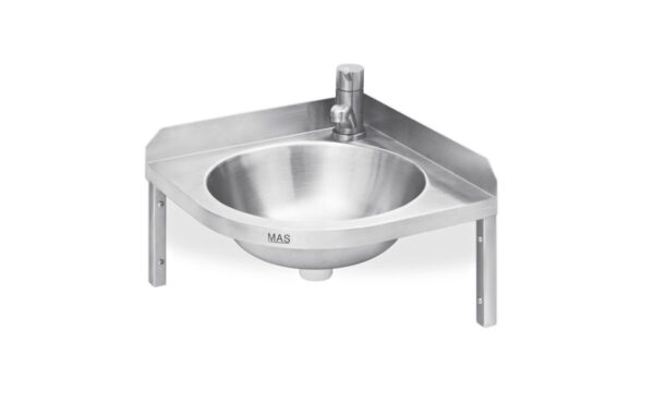 corner hand basin with tap